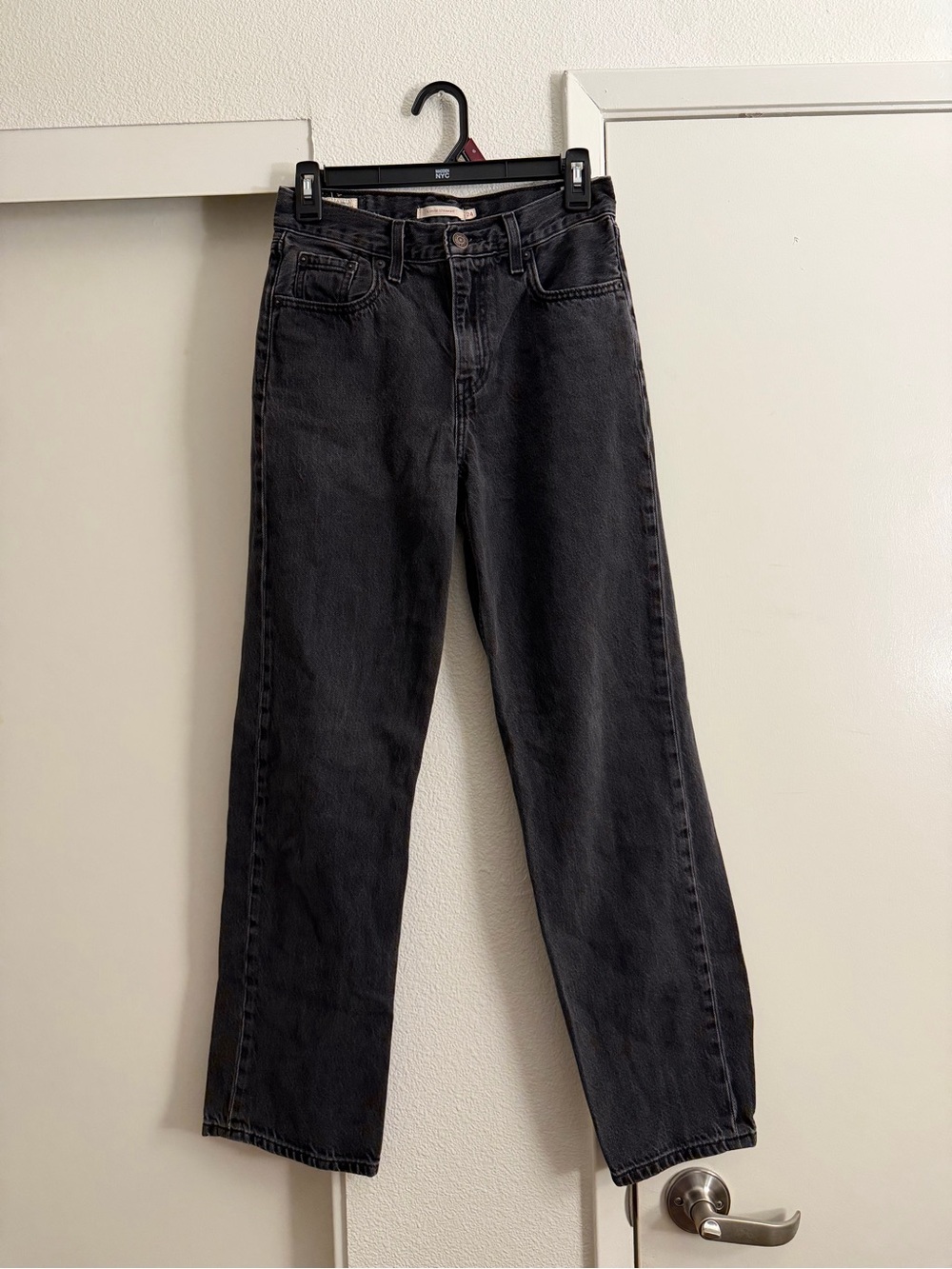 Levi's Black Straight-Leg Women's Jeans